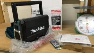 充電式ラジオ付テレビ　マキタ　TV100　買取実績￥20,000